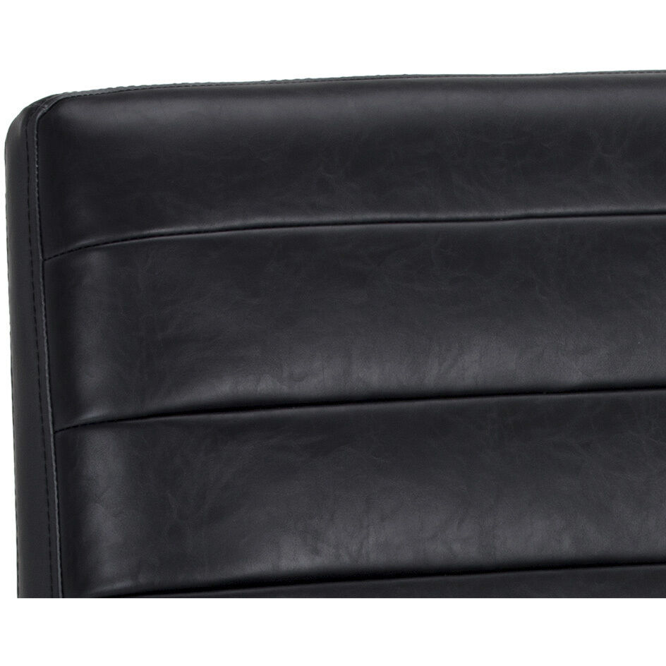 Spyros Coal Black Dining Chair, Set Of 2